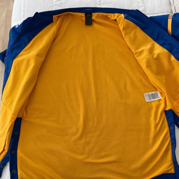 Adidas NBA Golden State Warriors Warm-up Jacket, Men’s size L - Picture 7 of 11
